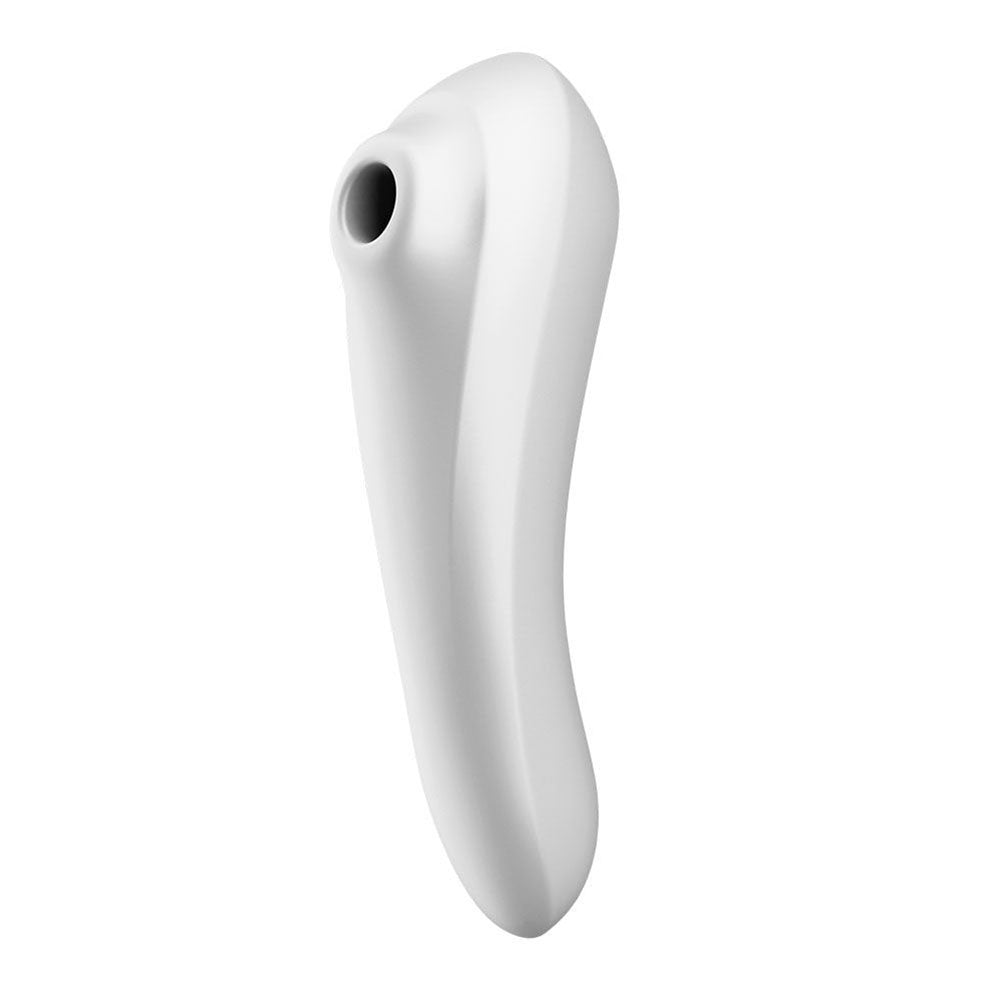 Satisfyer App Enabled Dual Pleasure Masseur clitoridien Blanc