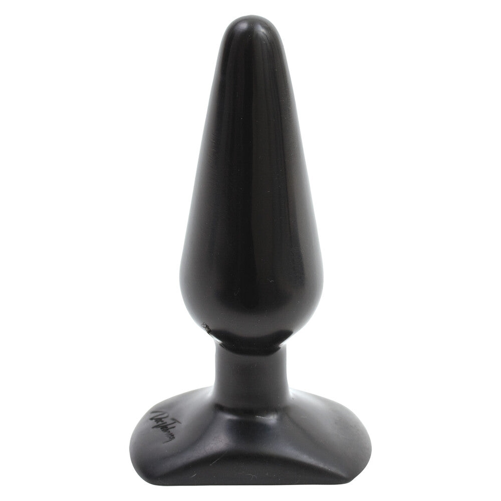 Plug anal classique lisse moyen noir