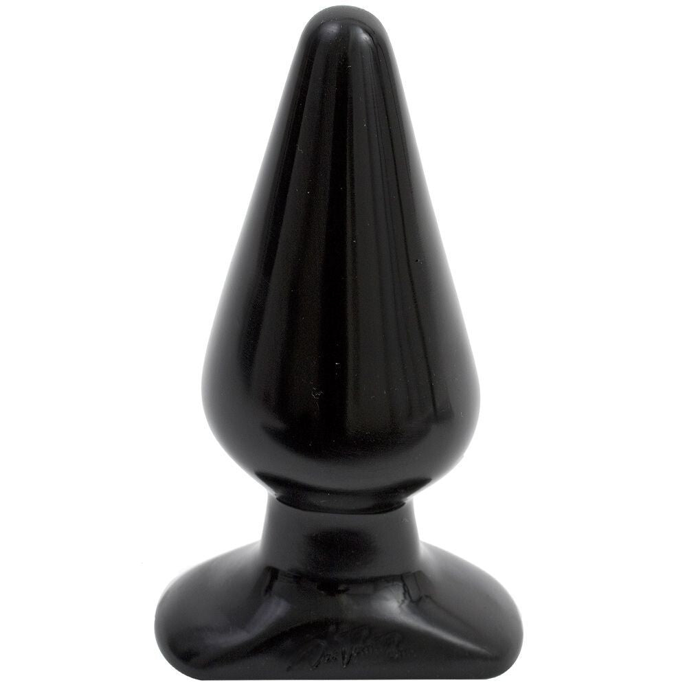 Plug anal lisse classique grand noir