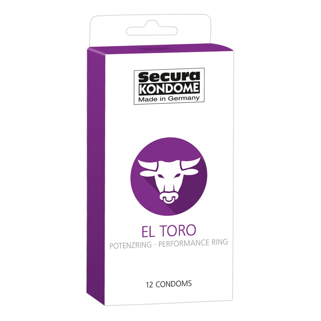 Secura Kondome El Toro Performance Ring x12 Préservatifs