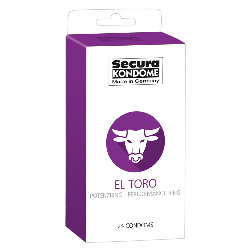 Secura Kondome El Toro Performance Ring x24 Préservatifs