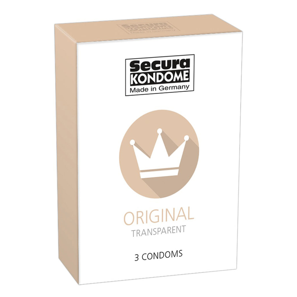 Secura Kondome Original Transparente x3 Preservativos