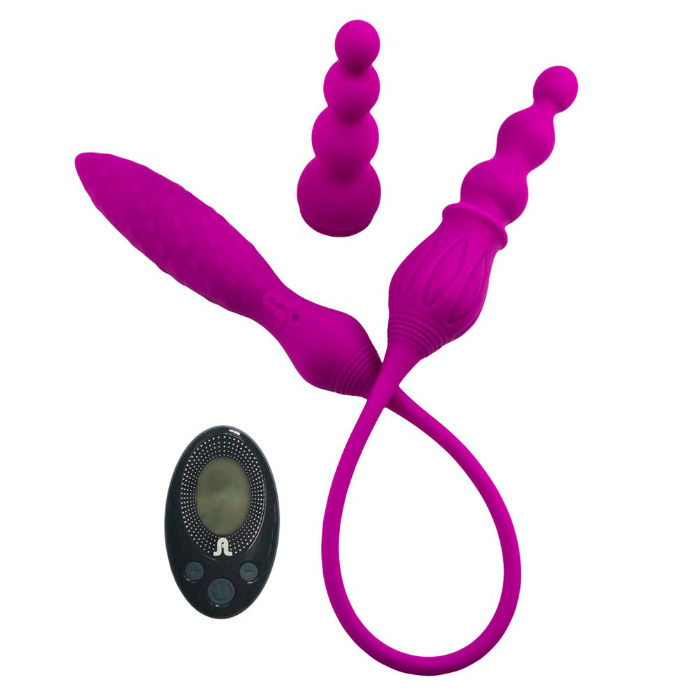 Adrien Lastic Remote Controlled 2X Double Ended Vibrator