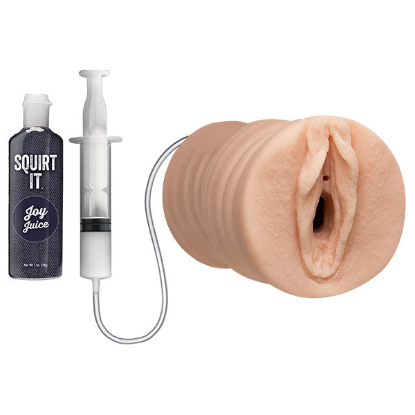 Jouir Pussy Stroker avec Joy Juice Vanille