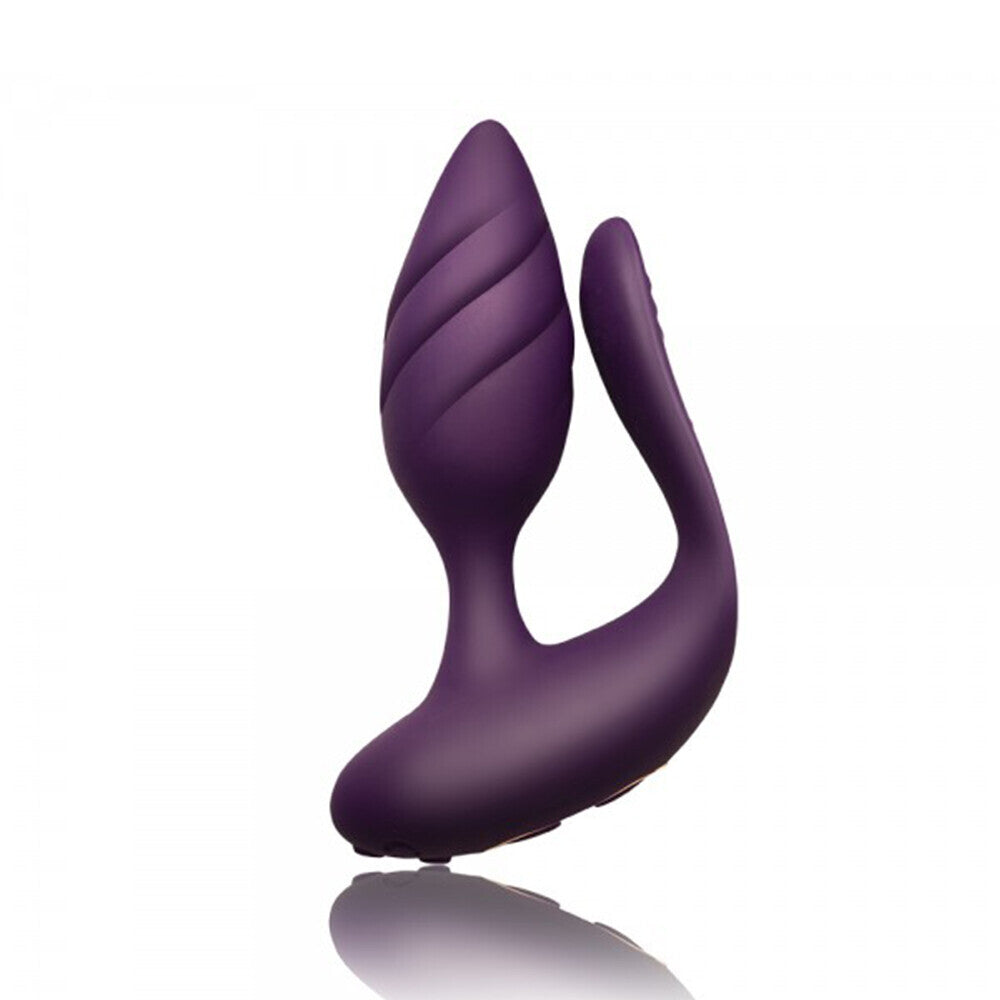 Rocks Off Cocktail Remote Control Couples Vibe Purple