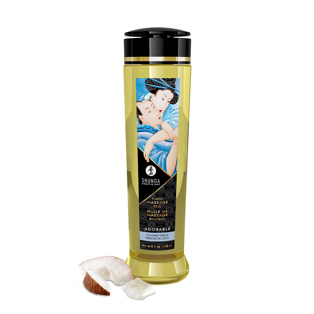 Shunga Massage Oil Adorable Coconut Thrills 240ml