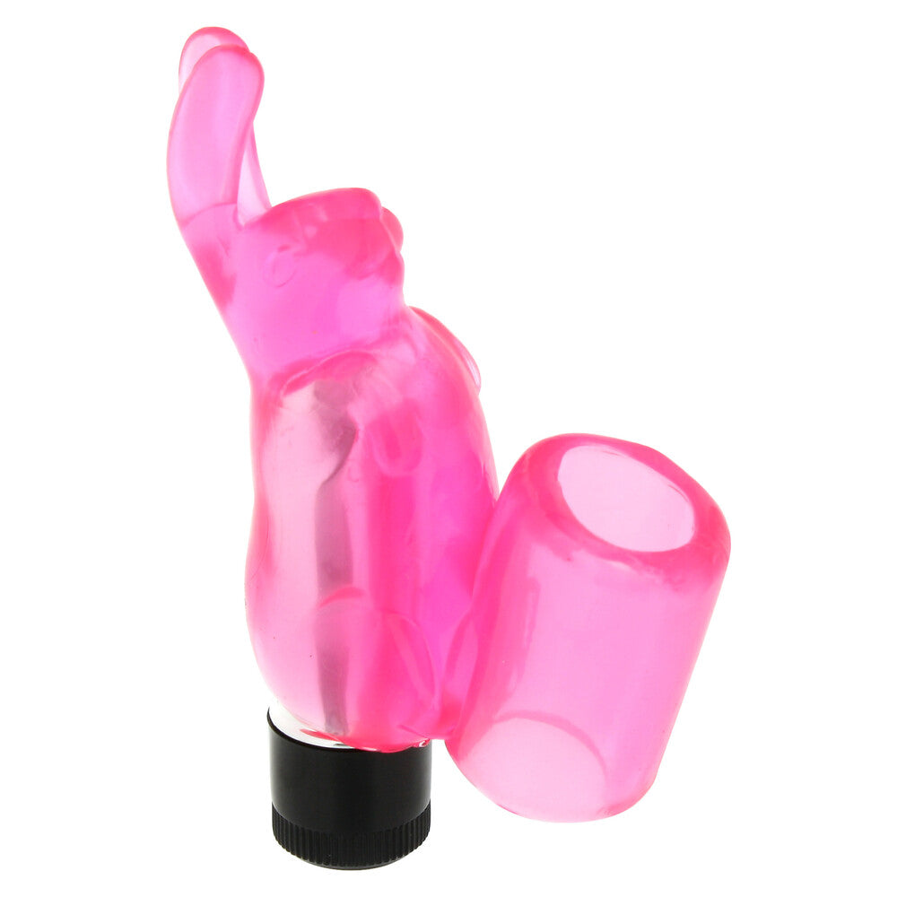 Vibration de manchon de doigt de lapin en silicone