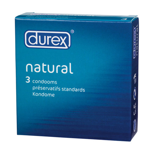 Durex Natural x 3 Preservativos