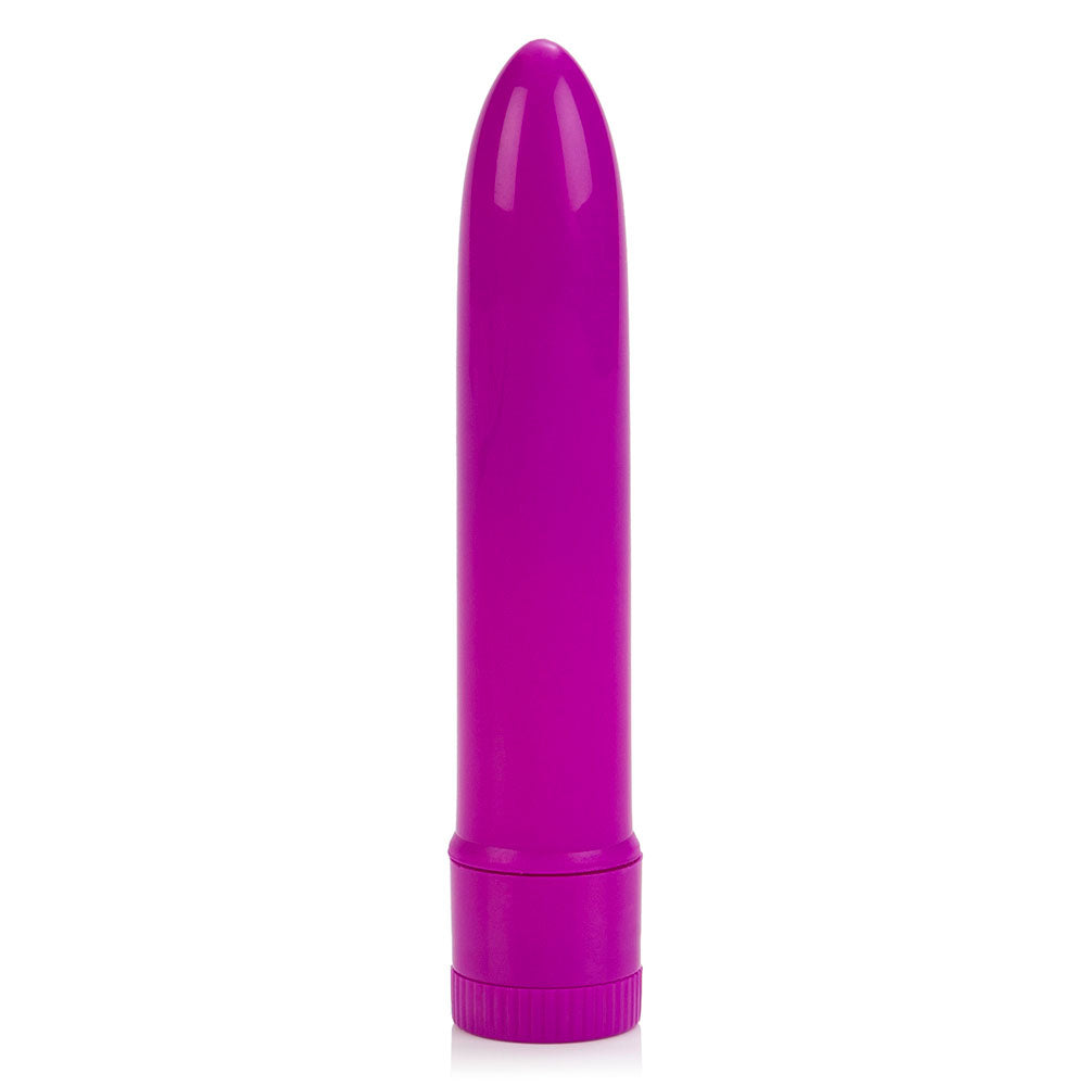 Mini vibromasseur multi-vitesses néon violet