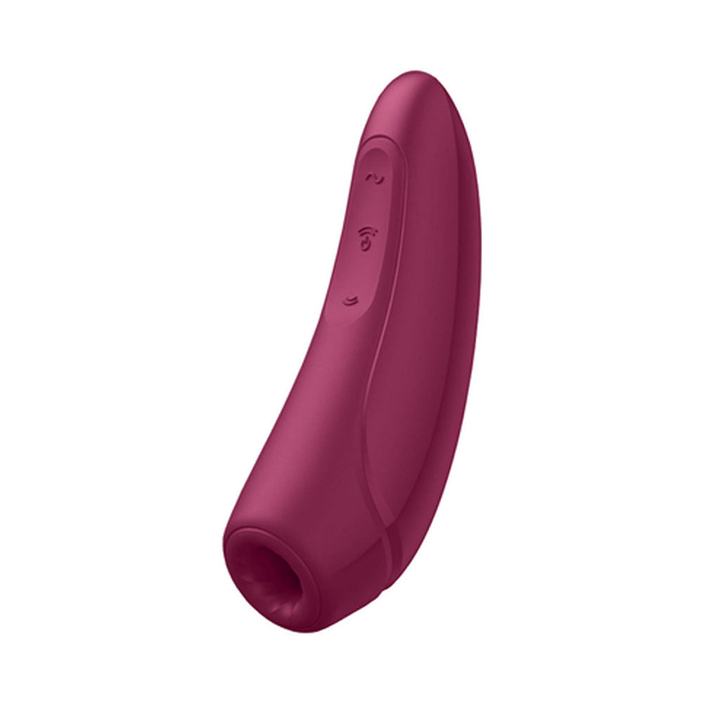 Application Satisfyer activée Curvy 1 Plus Rose Rouge