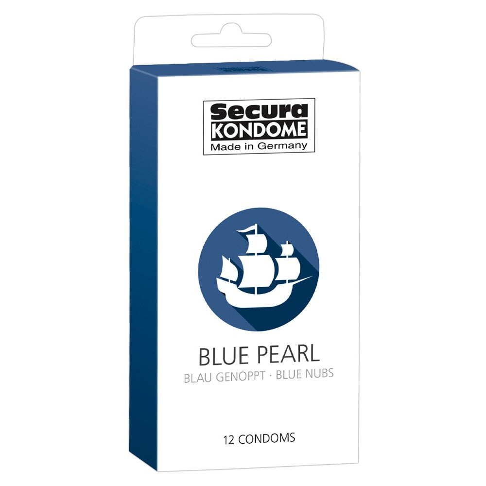 Secura Kondome Bleu Perle x12 Préservatifs