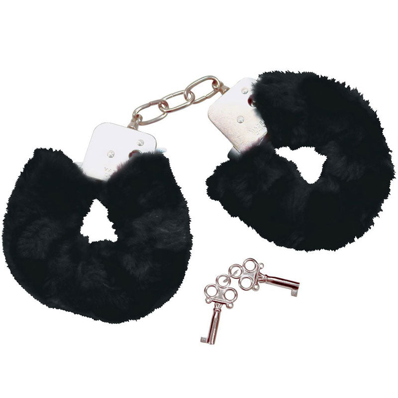 Menottes en peluche Bad Kitty noires