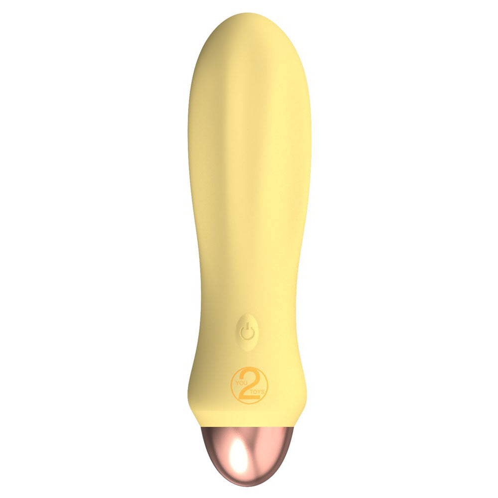 Cuties Silk Touch Mini Vibrador Recargable Amarillo