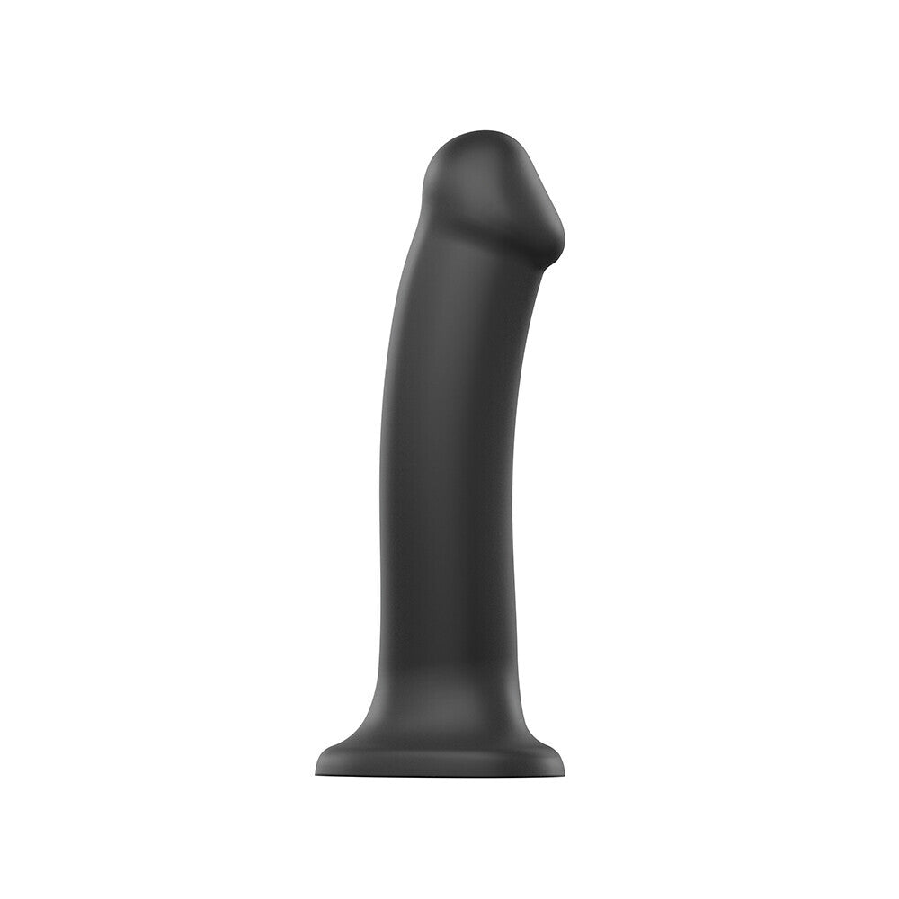 Strap On Me Silicone Double Densité Pliable Gode Petit Noir