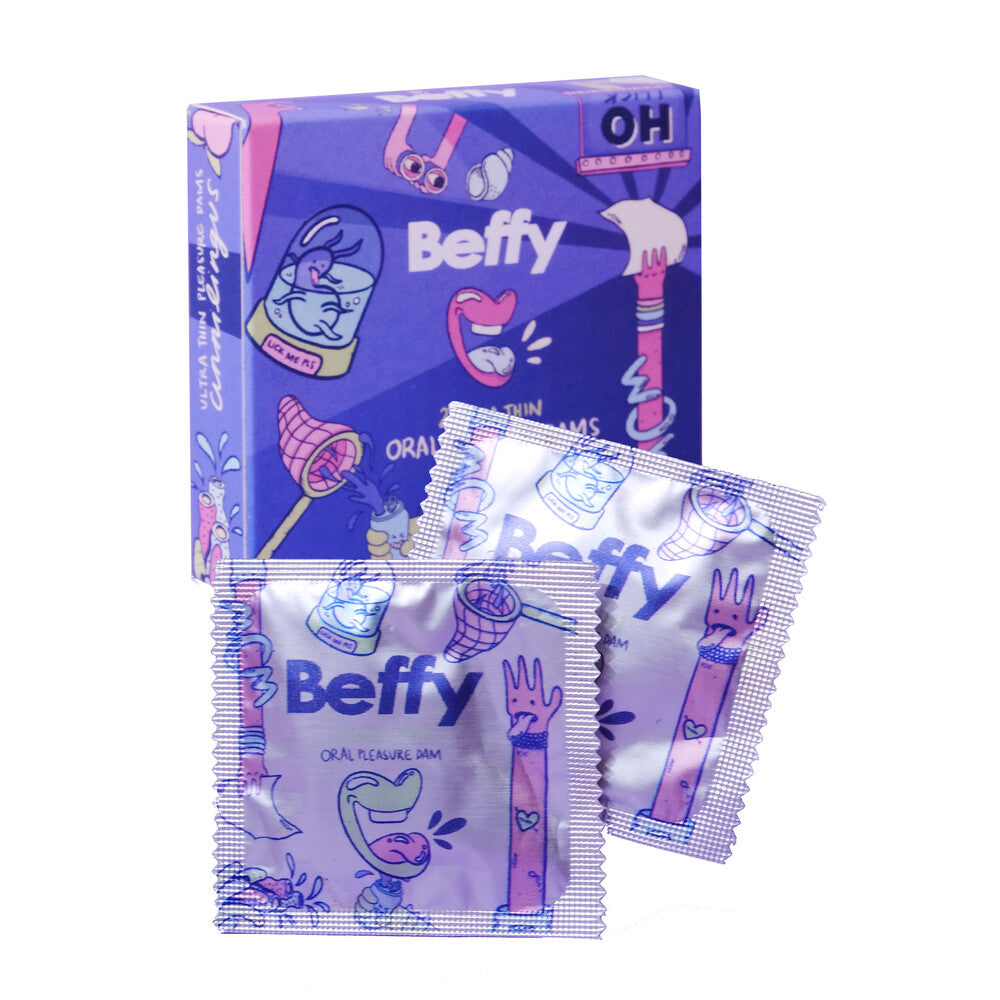 Beffy Barrages de Plaisir Oral Ultra Minces 2 Pièces