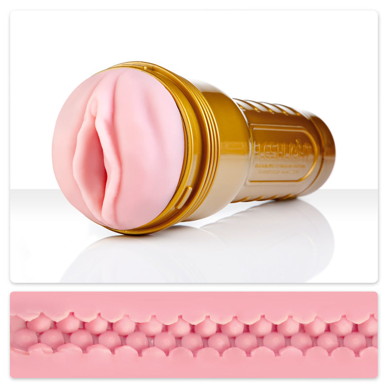 Fleshlight STU (Unidad de entrenamiento de resistencia) Masturbador de vagina rosa