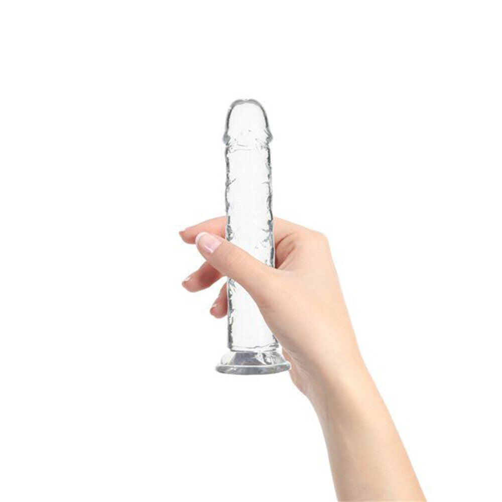 Gode ​​Transparent 20 cm Crystal Addiction