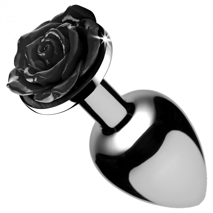 XR Booty Sparks Black Rose Anal Plug Grande