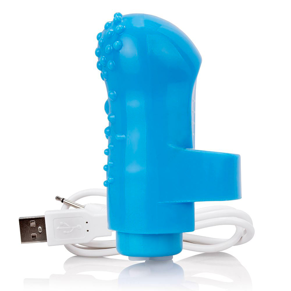 Screaming O Charged FingO Blue Mini Vibrator