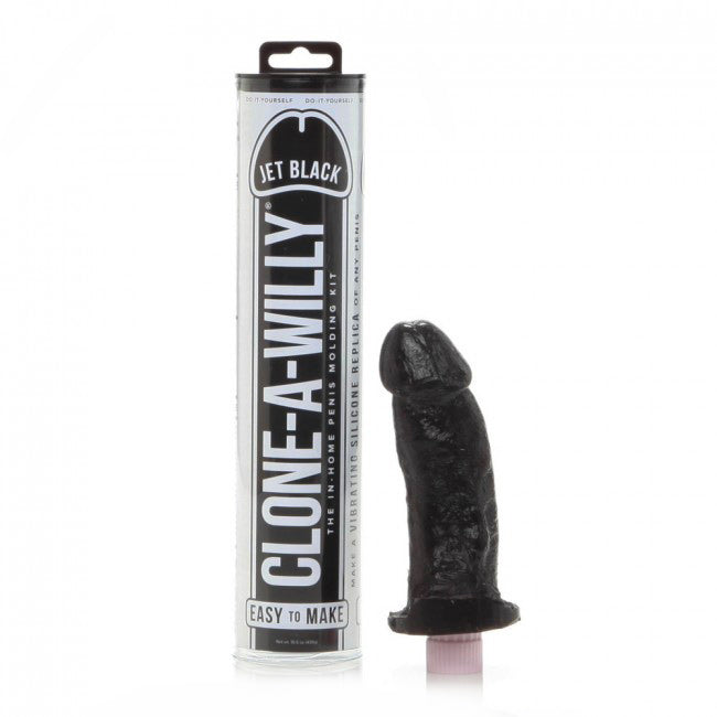 Vibromasseur Clone A Willy Jet Black