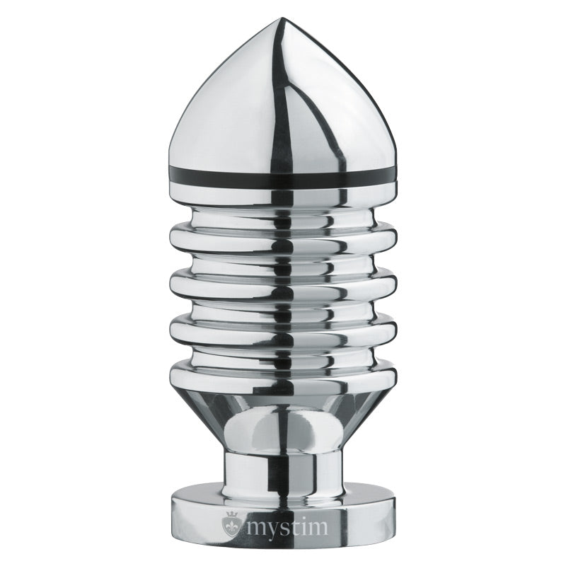 MyStim Hector Helix Grand plug anal en aluminium