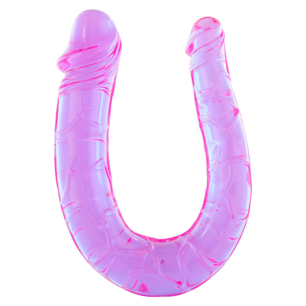 Doble Mini Twin Head Jelly Pene Dildo