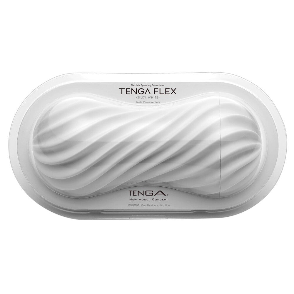 Masturbateur Tenga Flex Blanc Soyeux