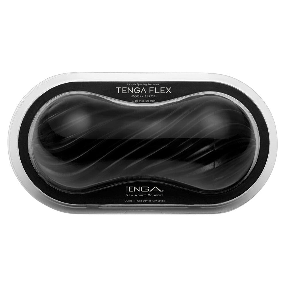 Masturbador Tenga Flex Rocky Negro