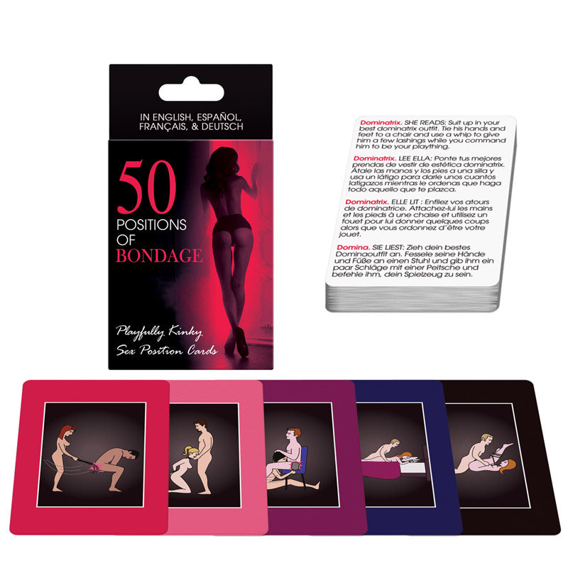 50 positions de cartes de position sexuelle Bondage