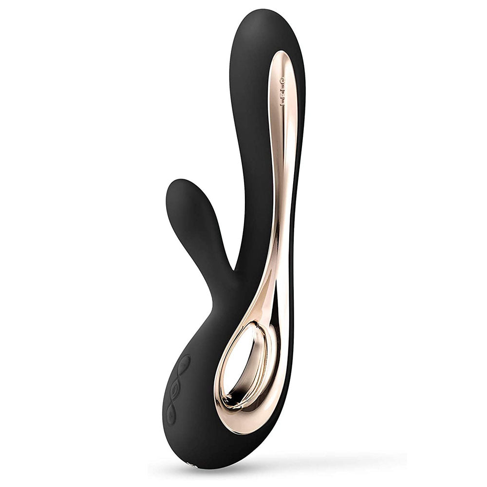 Vibromasseur rabbit double Soraya 2 de Lelo Noir