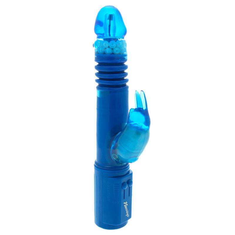 Vibromasseur Rabbit Deep Stroker Bleu