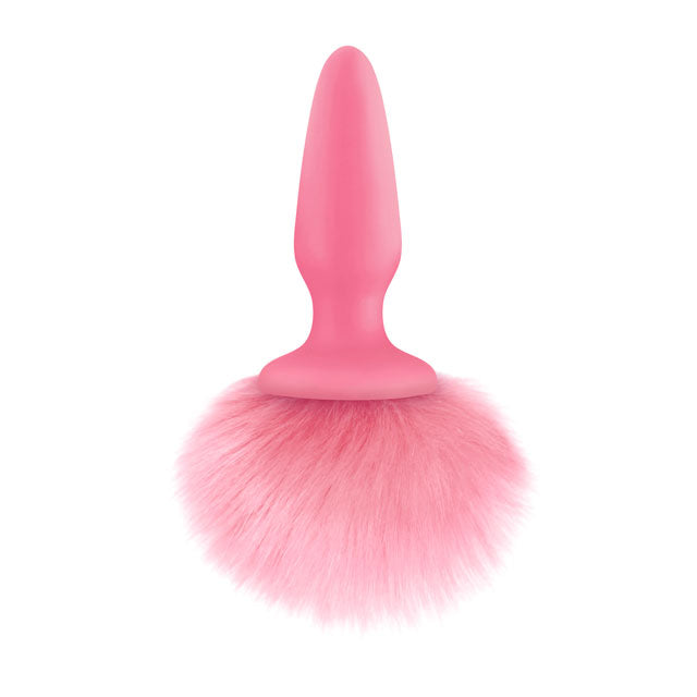 Plug anal queue de lapin rose