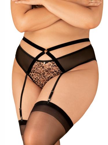 Allunes Sexy Suspender Belt - Curvy