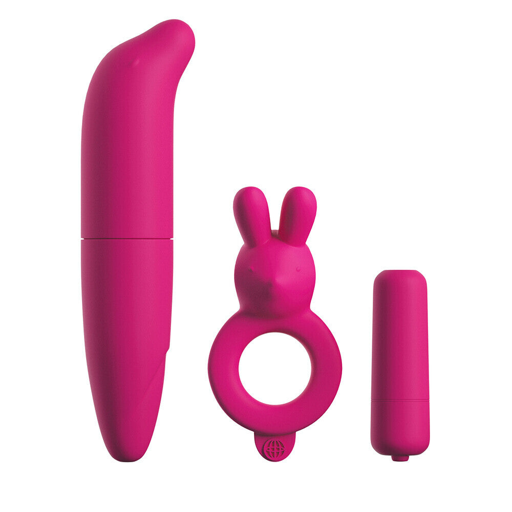 Classix Parejas Vibrador Starter Kit Rosa