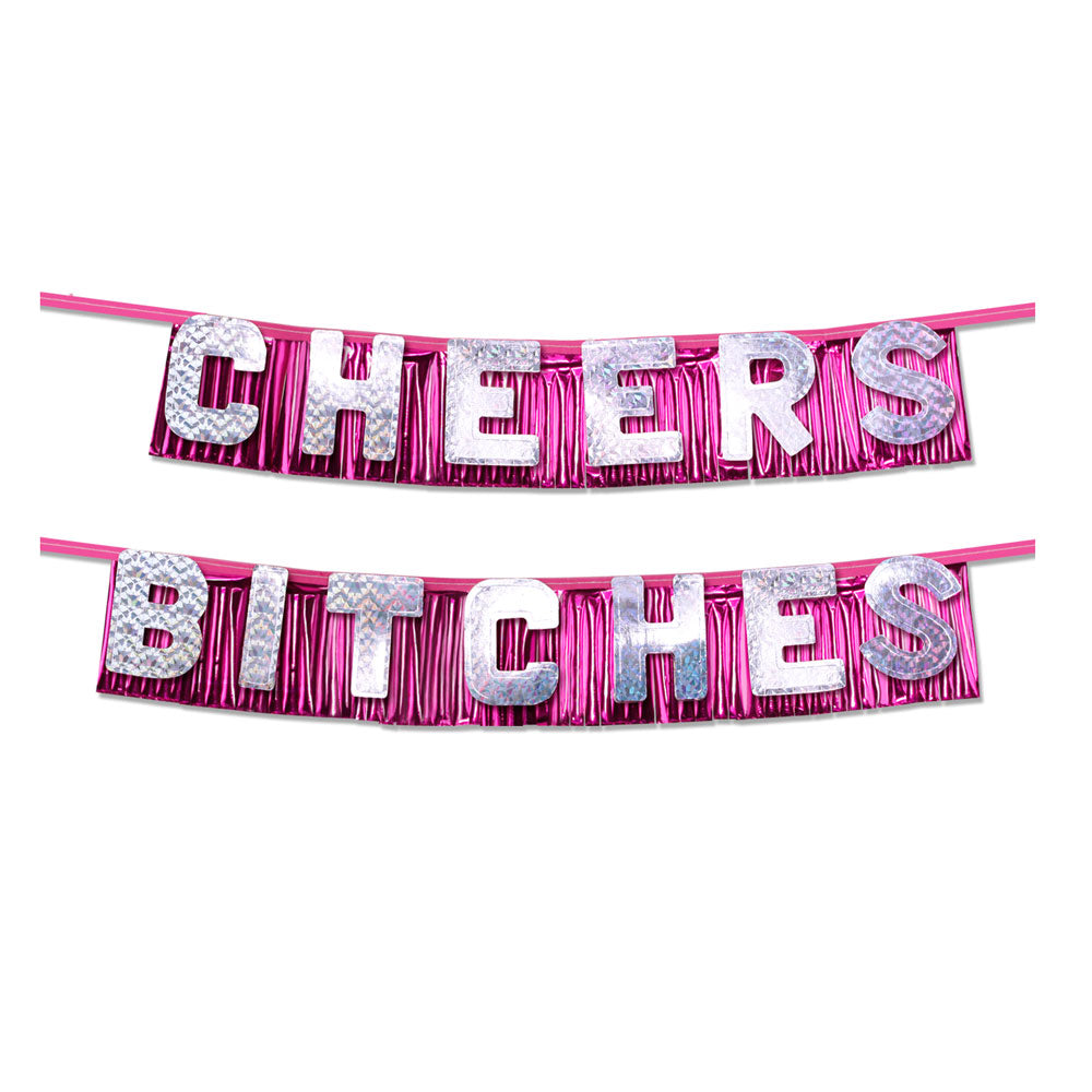 Despedida de soltera favorece Cheers Bitches Party Banner