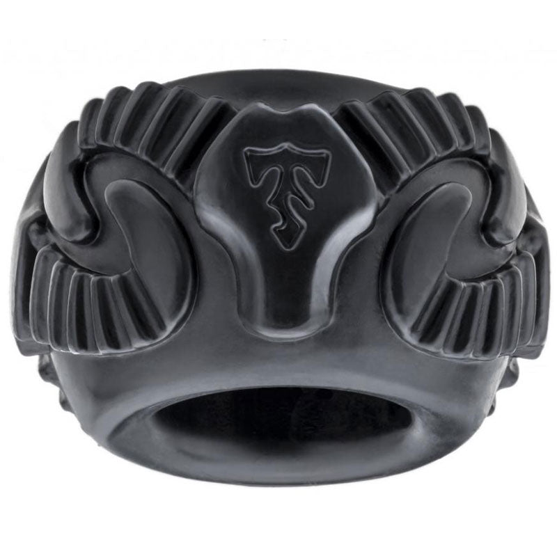 Anillo Tribal Son Ram de ajuste perfecto negro