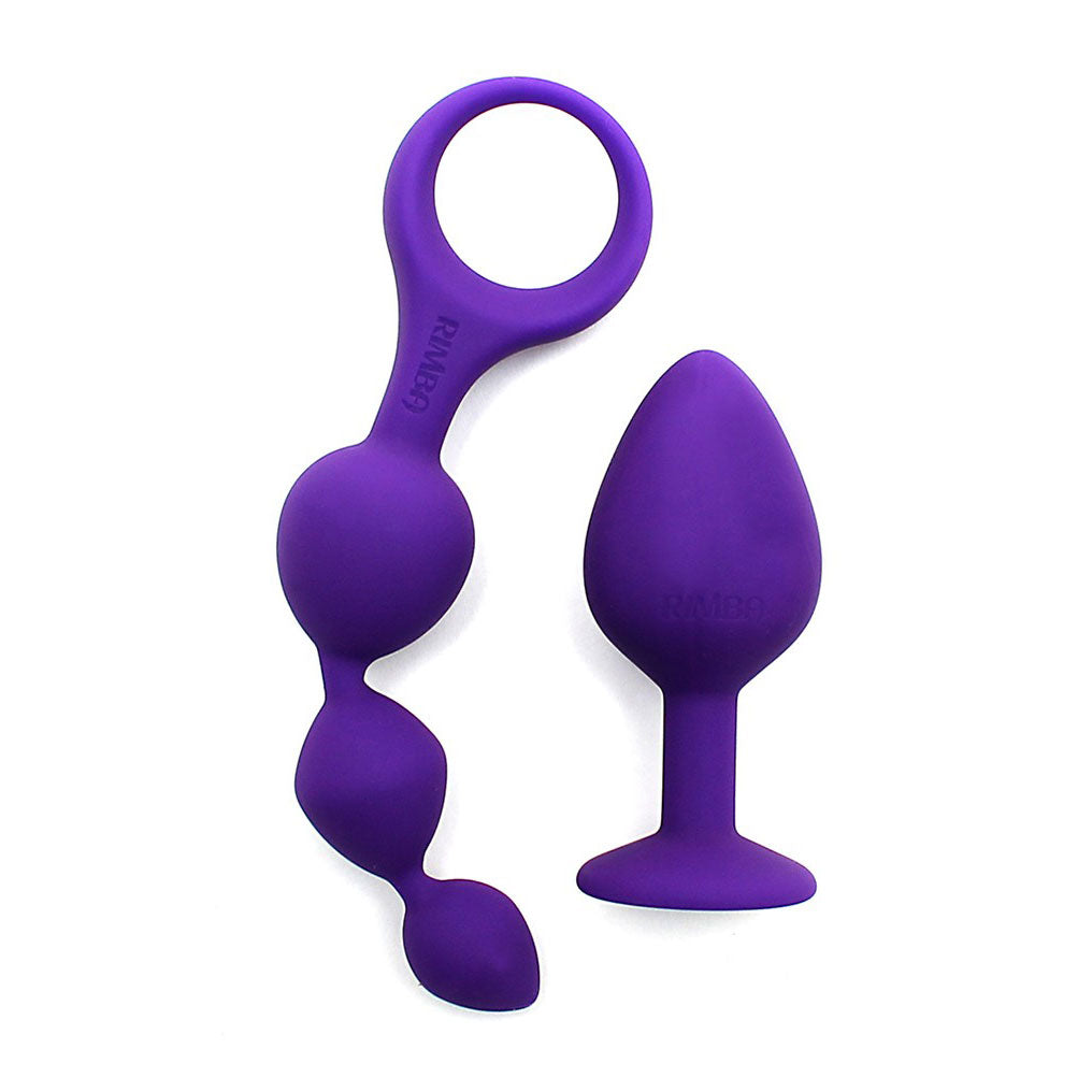 Conjunto de juego de placer anal morado de Barcelona