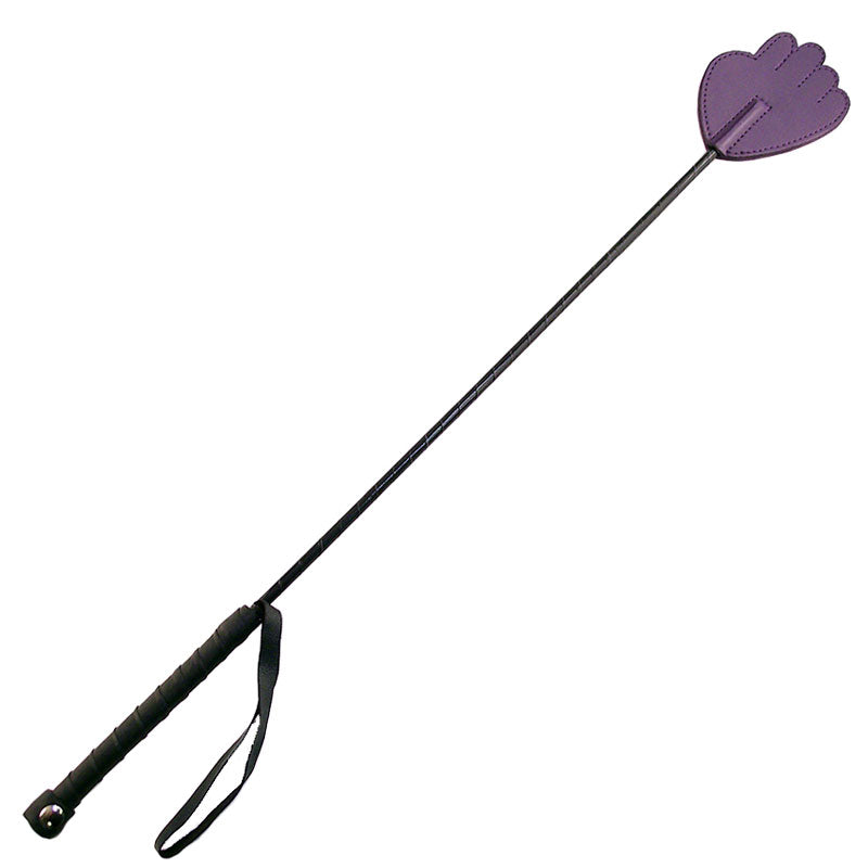 Rouge Garments Hand Riding Crop Púrpura