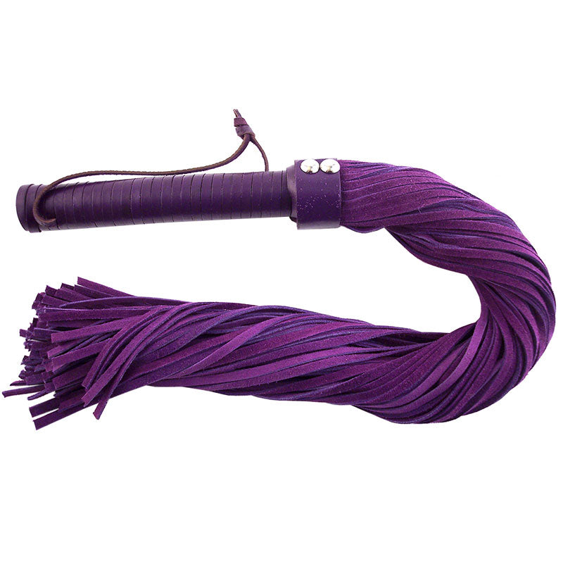 Rouge Garments Martinet en daim violet