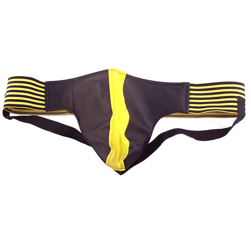 Rouge Garments Jock Negro Y Amarillo