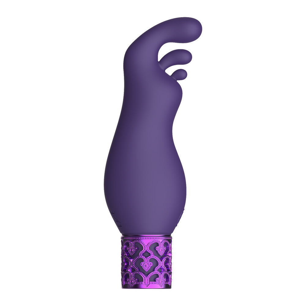 Royal Gems Exquisite Balle en silicone rechargeable Violet