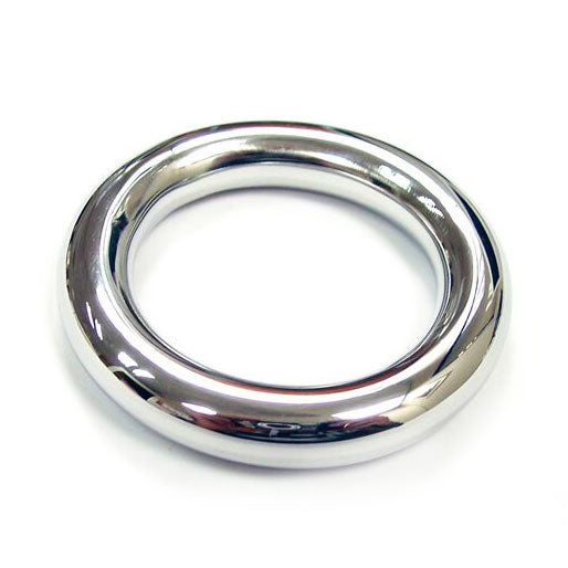 Cockring Rond Acier Inoxydable Rouge 40mm