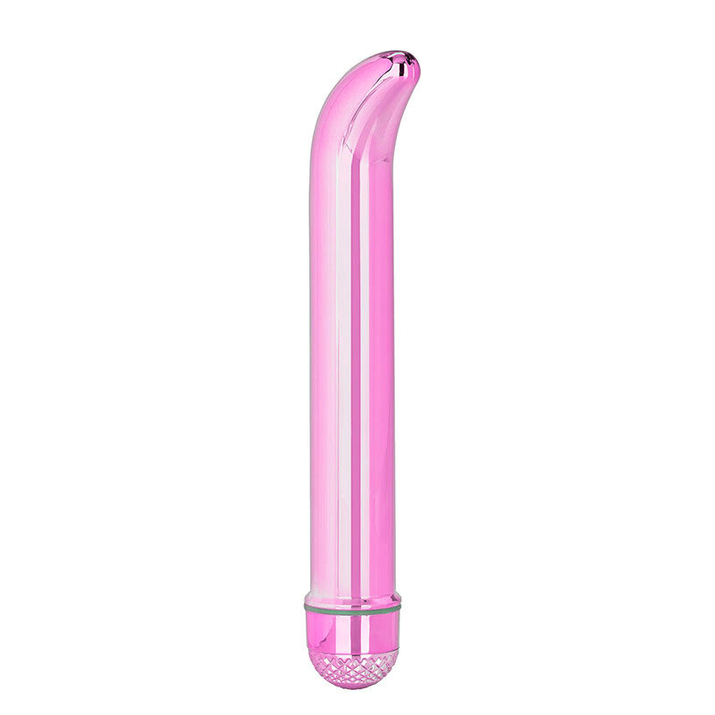 Vibrador Punto G Brillo Rosa Metálico