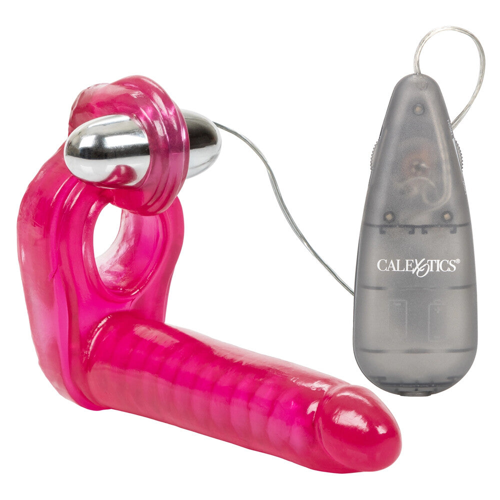 Ultimate Triple Stimulator Vibrating Cock Ring con Dong