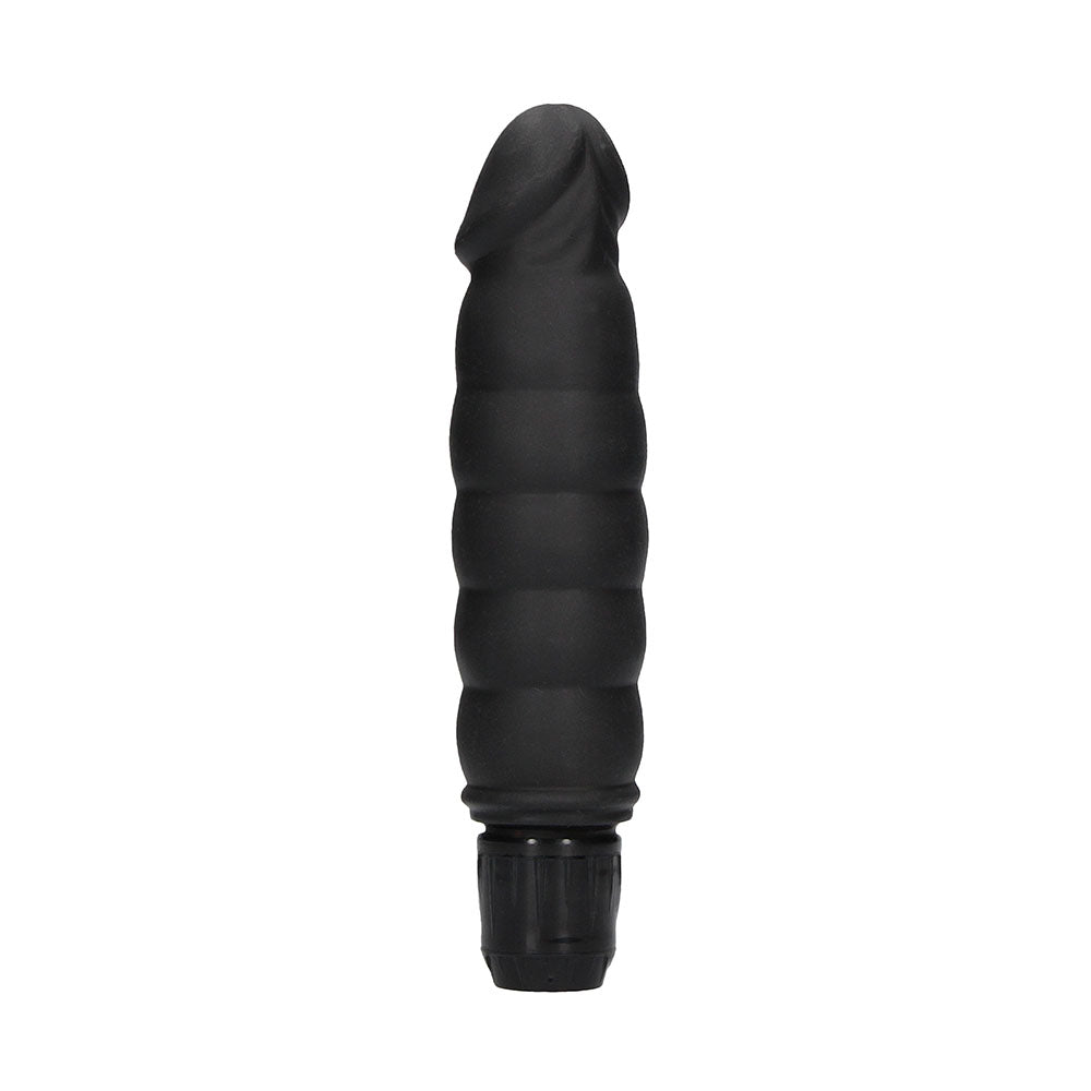 Vibrador Estriado Negro