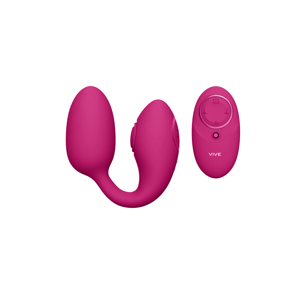 Vive Aika Pulse Wave Y Vibrating Love Egg Rosa