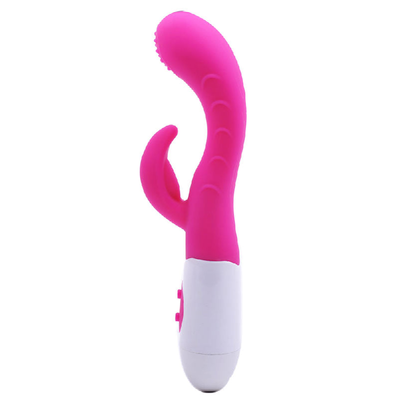 Silicona Dual Motors GSpot Vibrador Rosa