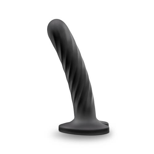 Twist Silicone Dildo with Suction Cup Medium